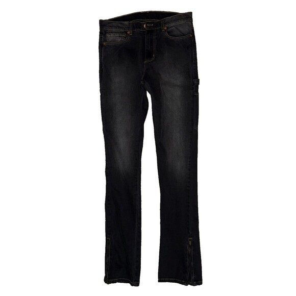 Golden Denim LA - Mens - 32x34 Jeans Black - Clean Dark Wash Streetwear Staple - Picture 1 of 7